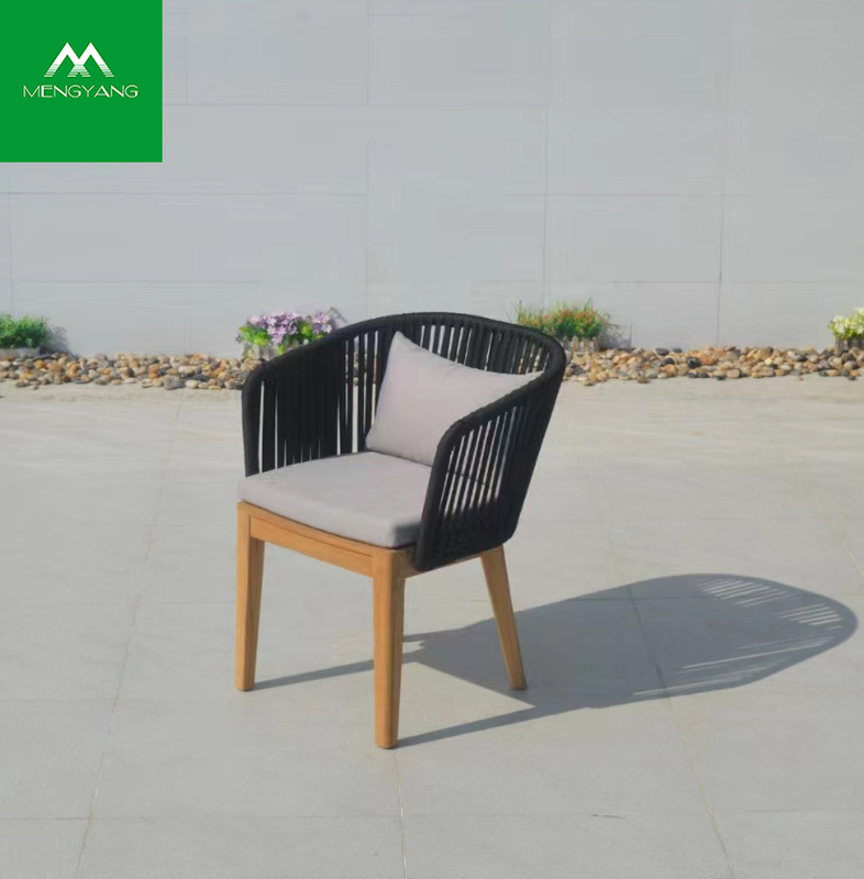 Chaise de jardin extérieure en teck de nouveau design élégant